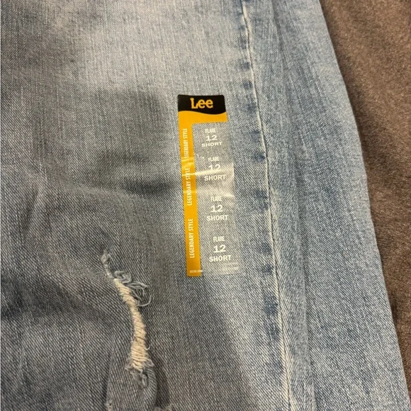 Lee Light Blue Flare Jeans - Picture 3 of 4